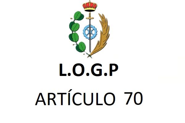 Artículo 70 LOGP